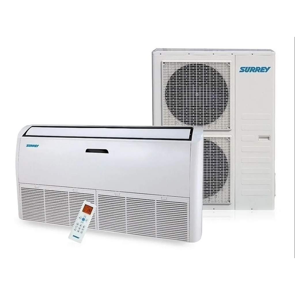 KIT CONJUNTO PISO TECHO 5TR NOVA INVERTER - FRIO CALOR POR BOMBA - TRIFASICO - GAS R32 - SURREY