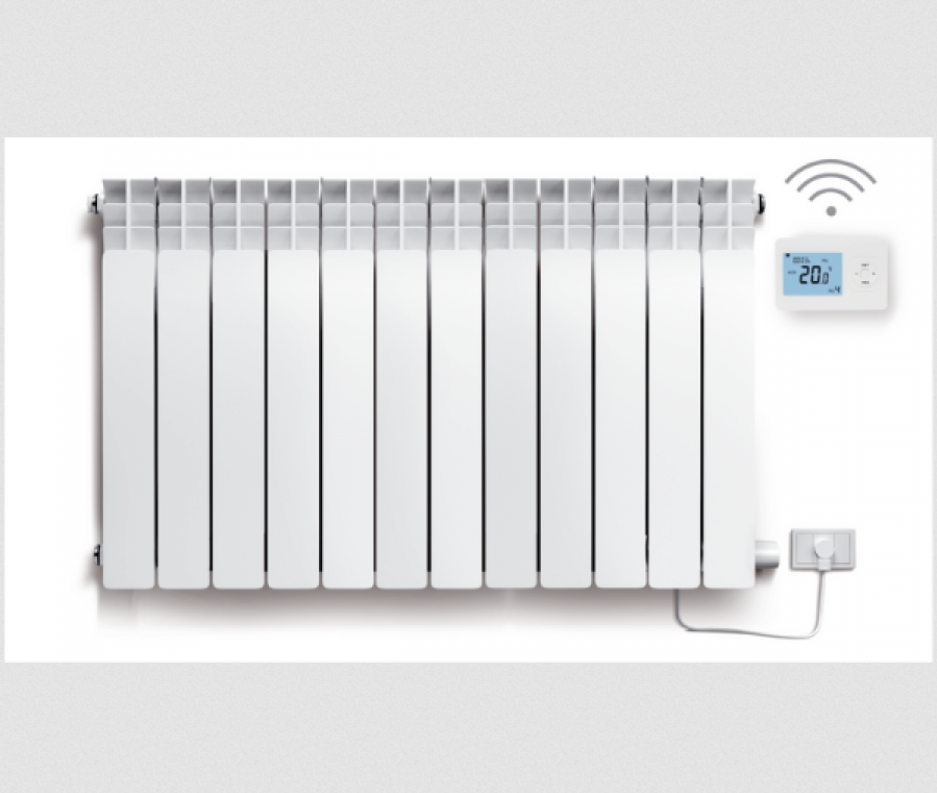 RADIADOR ELÉCTRICO 2000 W CON TERMOSTATO INALÁMBRICO - 12 ELEMENTOS - EUTERMA [229005]