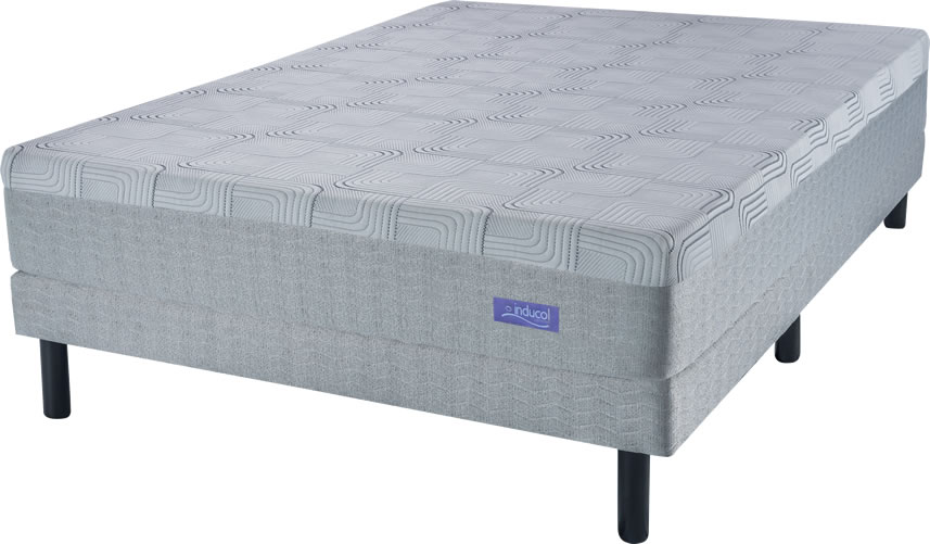 CONJUNTO COLCHÓN + 2 SOMMIER CARDIEL ESPUMA - 2 1/2 PLAZAS QUEEN SIZE - 1.80X0.245X2.00 MTS - INDUCOL [207607]
