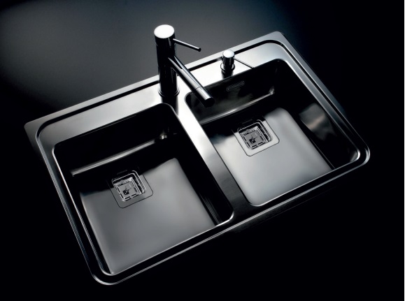 PILETA DOBLE QUADRA Q084 A - ACERO 304 - JOHNSON [Q 084 A]