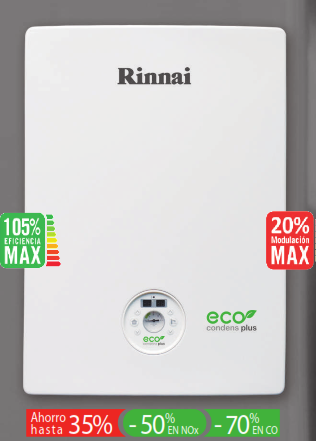 CALDERA DE CONDENSACION RINNAI ECO 35432 KCAL - RB 32-37 CME-AR