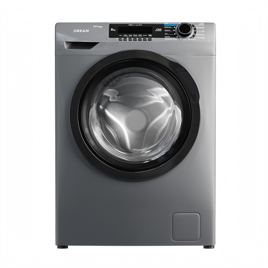 LAVARROPAS AUTOMATICO INVETER - CARGA FRONTAL 8KG  - 1400 RPM - EFICIENCIA ENERGÉTICA A+++ - GRIS - DREAN[LFDR0814SG0]