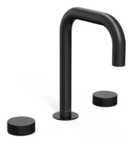 GRIFERÍA LAVATORIO BICOMANDO DE APOYO TEXTURE NEGRA - HIDROMET [9806NEGR]