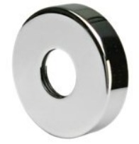 ROSETA DE PLASTICO CROMADO EMBELLECEDOR 1/2"  P/ RADIADOR  GM