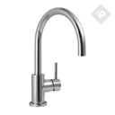 GRIFERÍA COCINA MONOCOMANDO DISCOVERY PICO CURVO CROMO - HIDROMET - 10 AÑOS DE GARANTÍA [00905CROM]