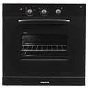 HORNO A GAS 68,5LTS - EFICIENCIA ENERGÉTICA A++ - CON GRILL, TIMER, TERMOSTATO Y ENCENDIDO ELÉCTRICO - 60X60CM - NEGRO - LONGVIE [H1500G]