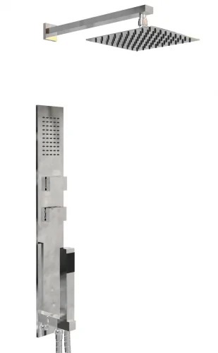 COLUMNA INTEGRAL 650 VOL CUADRADO CROMO - HIDROMET - 10 AÑOS DE GARANTÍA [87736CRCR]