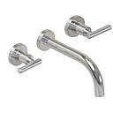 GRIFERÍA LAVATORIO DE PARED BICOMANDO SUN LEVER CROMO - HIDROMET - 10 AÑOS DE GARANTÍA [04590CRCR]