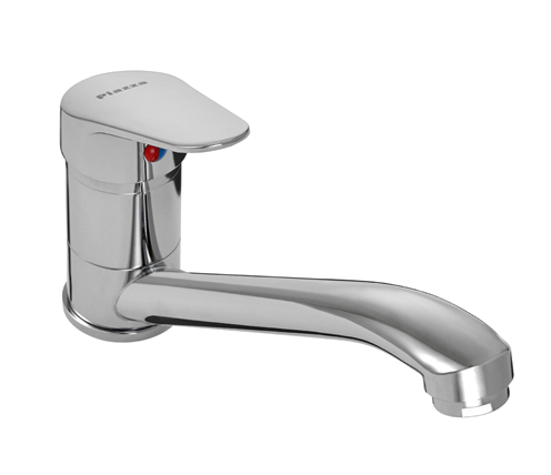 GRIFERÍA MONOCOMANDO DOMANI COCINA MESADA CROMO PIAZZA [10612]