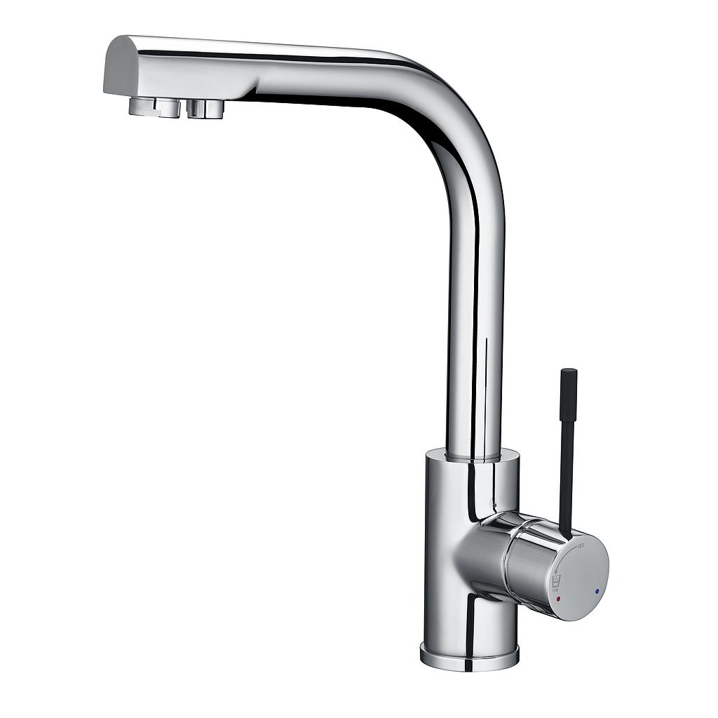 GRIFERÍA MONOCOMANDO KITCHEN PRO COCINA MESADA CON AGUA FILTRADA CROMO PIAZZA [10321]