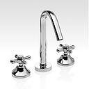 GRIFERÍA BICOMANDO CONVENCIONAL VILLAGE LAVATORIO MESADA PICO DE CAÑO CROMO PIAZZA [31401]