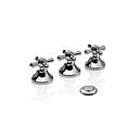 GRIFERÍA BICOMANDO CONVENCIONAL VILLAGE BIDET CON TRANSFERENCIA CROMO PIAZZA [31404]