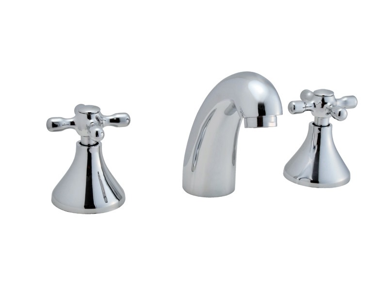 GRIFERÍA BICOMANDO CONVENCIONAL VIVA CRUZ LAVATORIO CROMO HYDROS [315811]