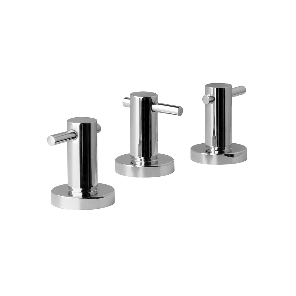 GRIFERÍA BICOMANDO CIERRE CERAMICO VECTRA BIDET CON TRANSFERENCIA CROMO PIAZZA [22704]