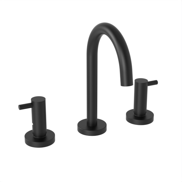 GRIFERÍA LAVATORIO BICOMANDO JET NEGRO - HIDROMET - 10 AÑOS DE GARANTÍA [03701NEGR]