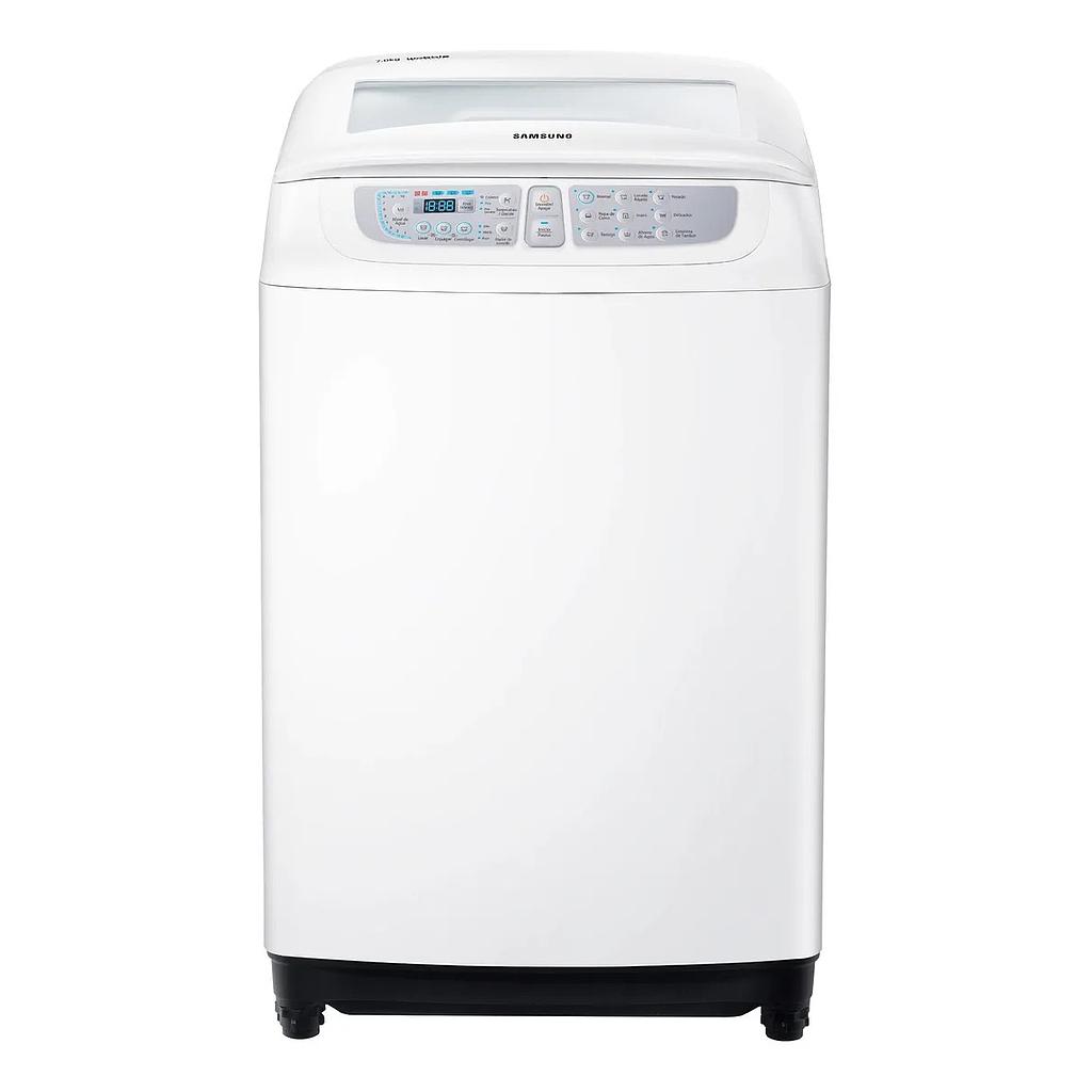 LAVARROPAS CARGA SUPERIOR 7KG - EFICIENCIA ENERGÉTICA: A - 9 PROGRAMAS DE LAVADO - BLANCO - SAMSUNG [SAWA70F5S4UDW]