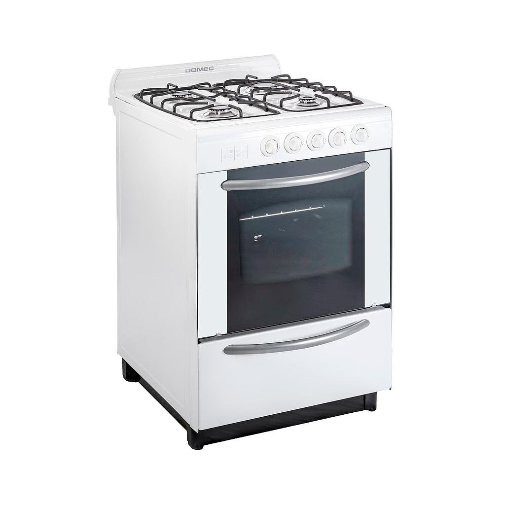 COCINA MULTIGAS CBUPV 4 HORNALLAS BLANCA - DOMEC [61946]