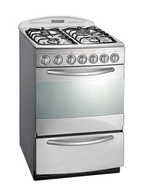 COCINA MULTIGAS CXNV 4 HORNALLAS ACERO INOXIDABLE - DOMEC [61971]