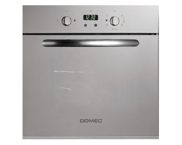 HORNO ELÉCTRICO 60LTS HERS18  - EMPOTRAR - CON LUZ, GRILL Y TERMOSTATO - 60CMX60CM - ESPEJADO - DOMEC [52935]