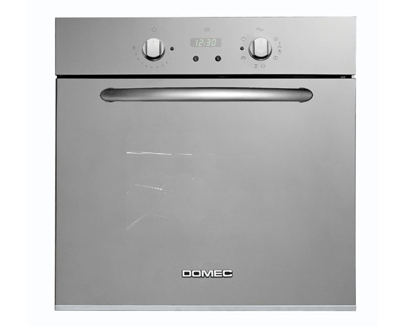 HORNO MULTIGAS CON GRILL ELÉCTRICO HRTS18 - EFICIENCIA ENERGÉTICA: A - CON LUZ, TIMER DIGITAL, SPIEDO Y TERMOSTATO - 60CMX60CM - ACERO INOXIDABLE - DOMEC [62217]