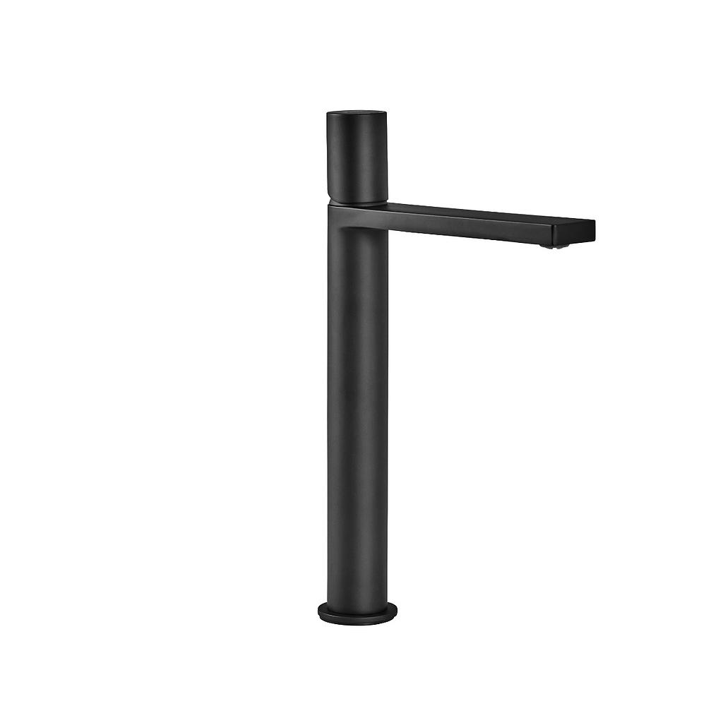 GRIFERÍA MONOCOMANDO LAVATORIO MESADA ALTO LOUNGE NEGRO PIAZZA [10702NE]