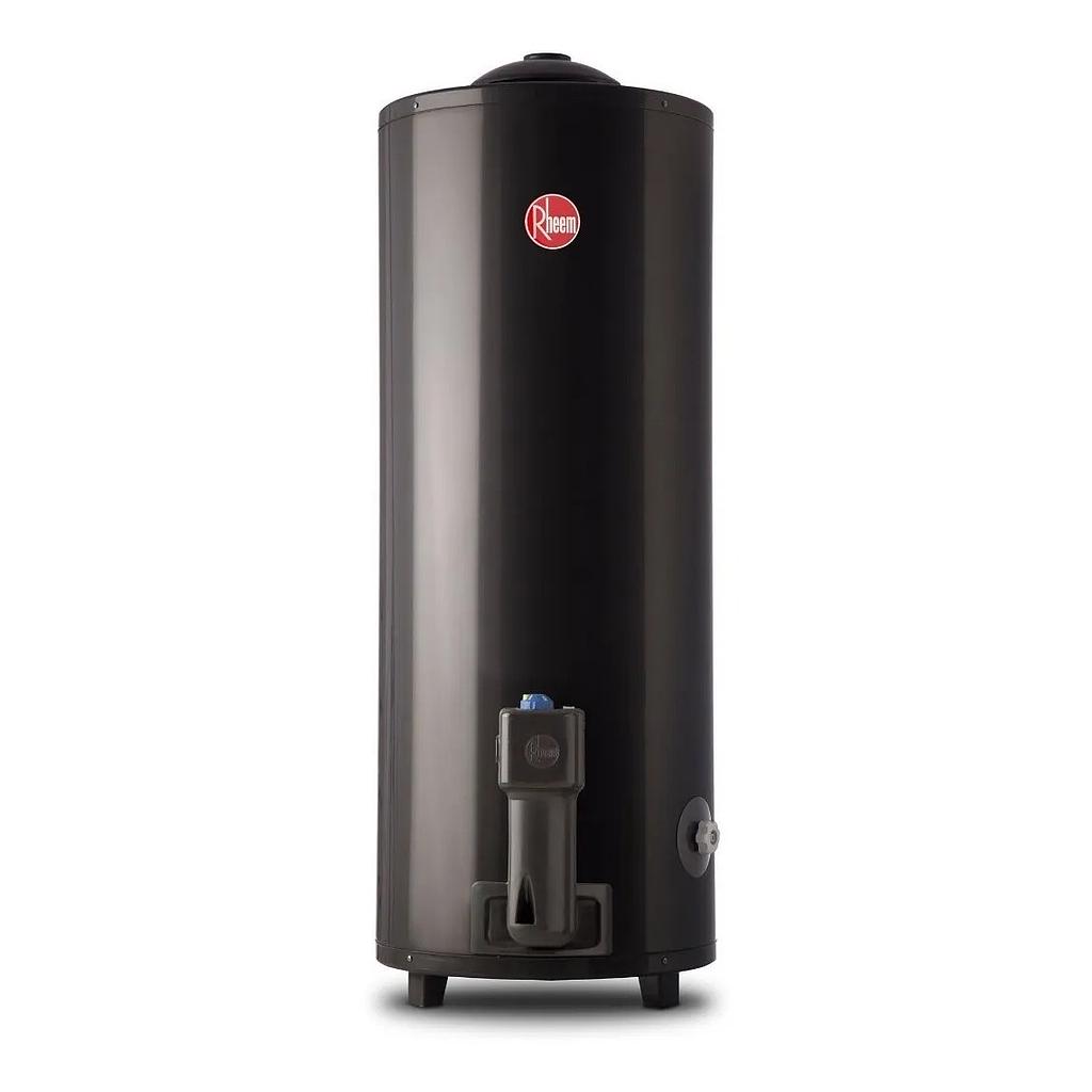 TERMOTANQUE GAS 80L DE PIE CONEXIÓN SUPERIOR NEGRO - RHEEM [TGNP080RH]