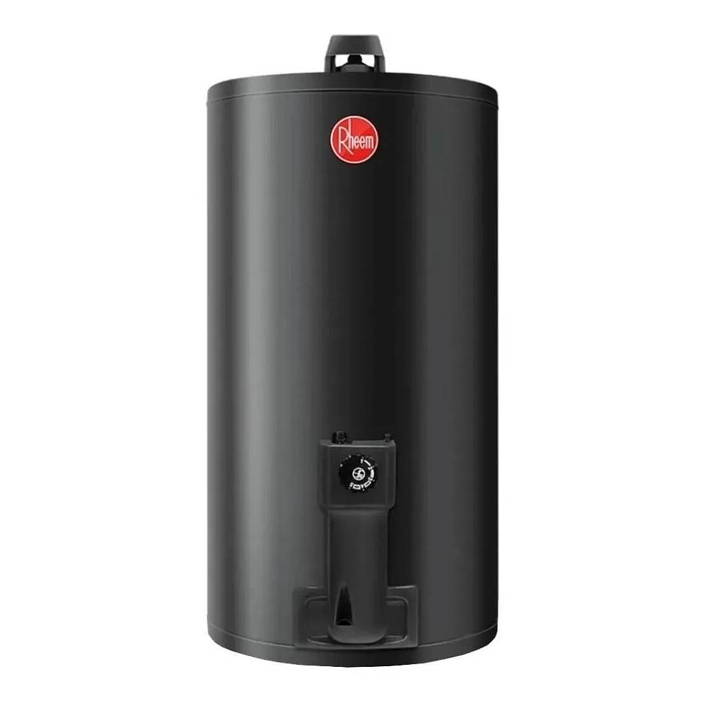 TERMOTANQUE GAS 80L PARA COLGAR CONEXIÓN SUPERIOR NEGRO - RHEEM [TGNC080RH]