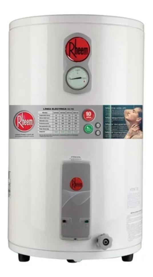 TERMOTANQUE ELÉCTRICO 85L DE PIE CONEXIÓN SUPERIOR BLANCO - RHEEM [TEPC085ERHK2]