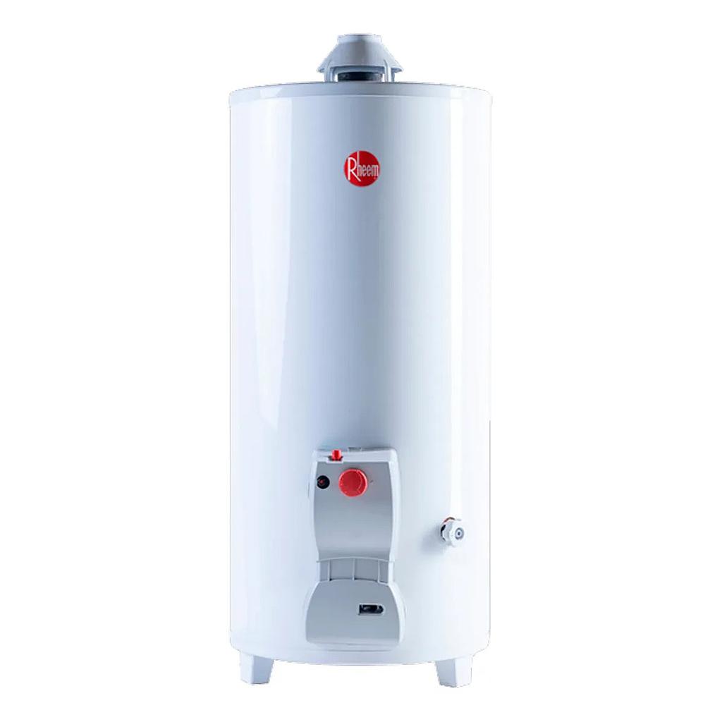 TERMOTANQUE GAS 80L DE PIE CONEXIÓN SUPERIOR BLANCO - RHEEM [TPG080GNRH]