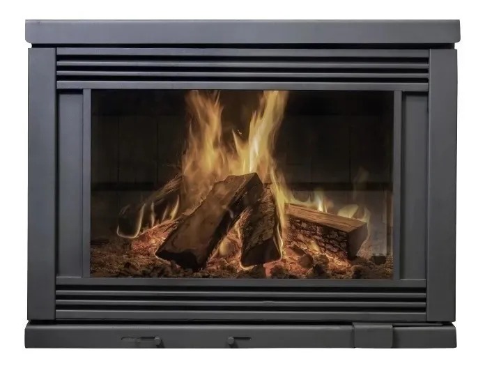 [26135] CALEFACTOR DOBLE APLICACIÓN A LEÑA OMBU CHICA 23000 kcal - Salida de humo 8&#34; - 210m2  - TROMEN [01-000-112]