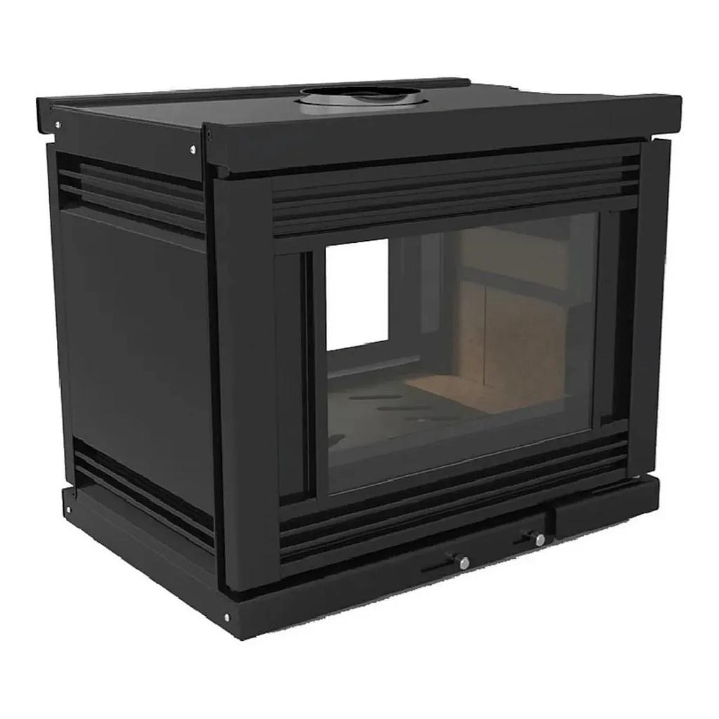 [26136] CALEFACTOR DOBLE APLICACIÓN OMBU 890 - DOBLE PUERTA 23000 kcal - Salida de humo 8&#34; - 210m2  - TROMEN [01-000-041]