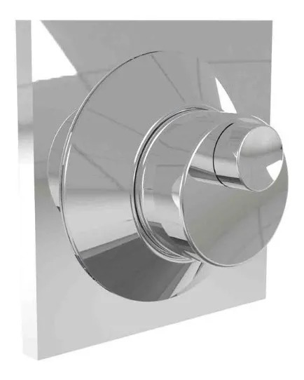 [26586] VÁLVULA DESCARGA INODORO CUADRADA CON CORTE DOBLE ACCION BLANCO -  HIDROMET [943BLBL]