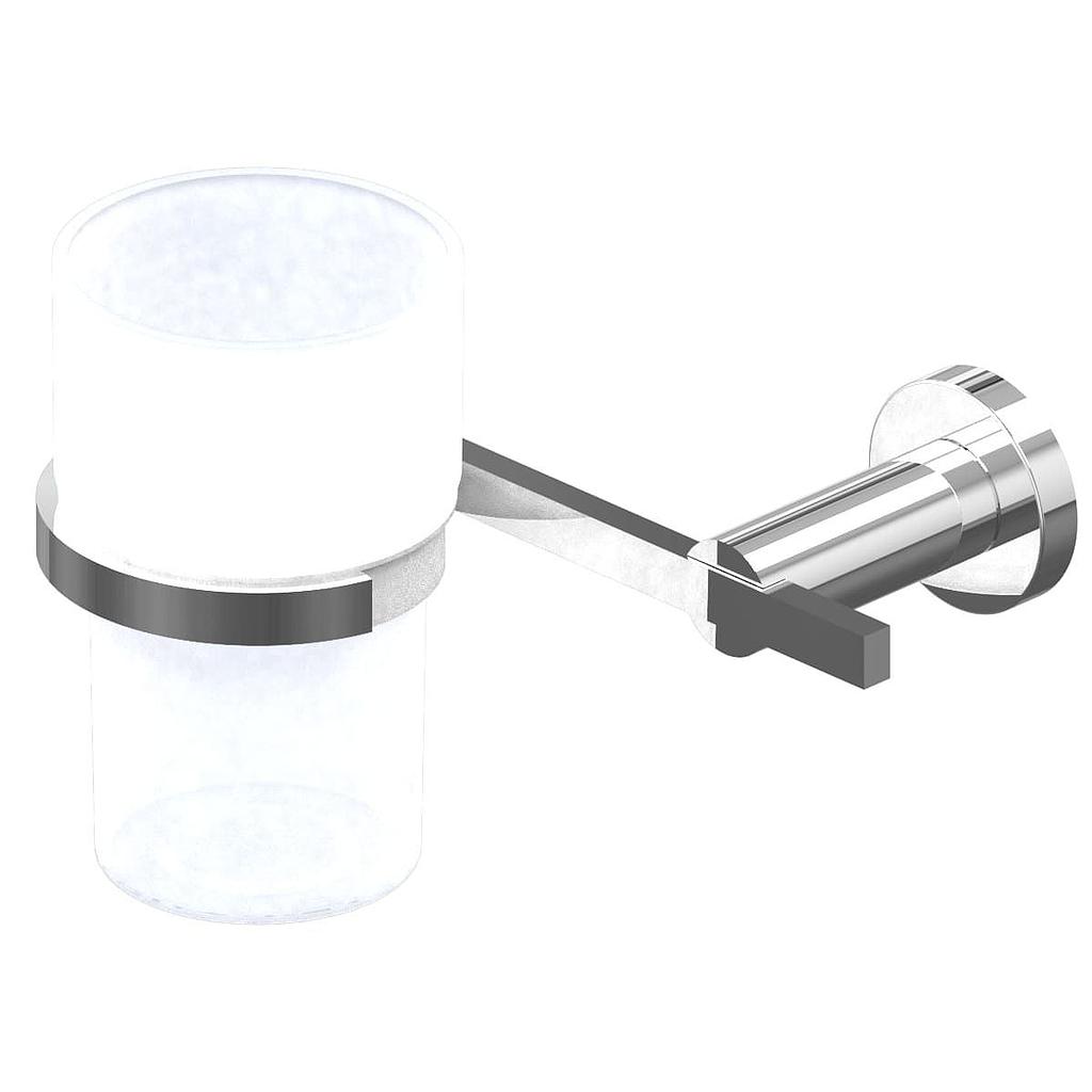 [26681] ACCESORIO PORTA CEPILLO LOOK CROMO -  HIDROMET [03111CRCR] DISCONTINUO