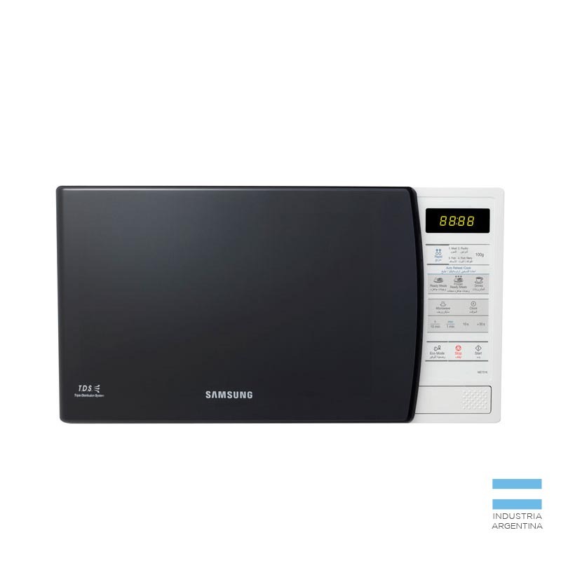 [26825] MICROONDAS 20 LTS  - 6 NIVELES - INTERIOR CERÁMICO - BLANCO- SAMSUNG  [SAME731KKD]