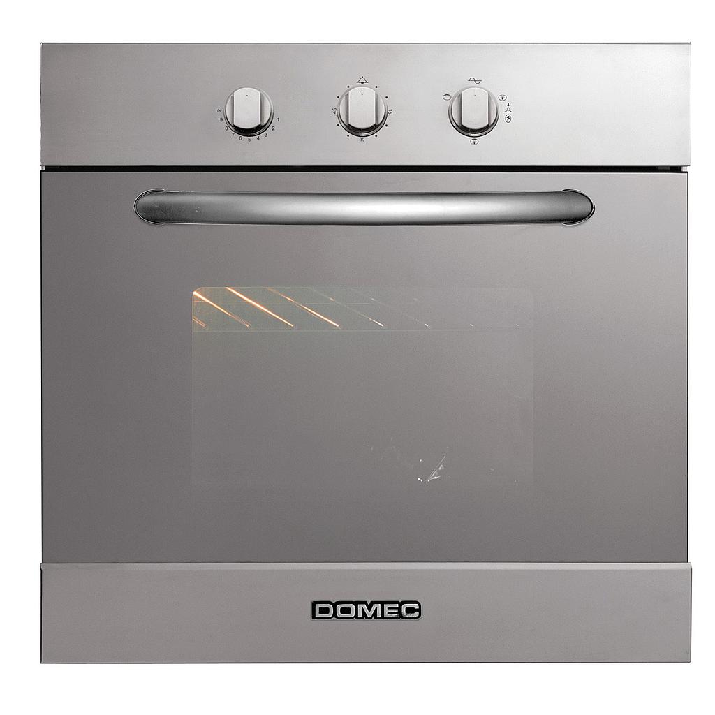 [26868] HORNO MULTIGAS CON GRILL ELÉCTRICO HX18 - EFICIENCIA ENERGÉTICA: A - CON LUZ, TIMER DIGITAL, SPIEDO Y TERMOSTATO - 60CMX60CM - ACERO INOXIDABLE - DOMEC [62213]