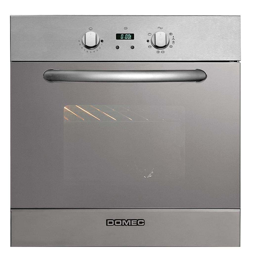 [26871] HORNO MULTIGAS CON GRILL ELÉCTRICO HXRTS18 - EFICIENCIA ENERGÉTICA: A - CON LUZ, TIMER DIGITAL, SPIEDO Y TERMOSTATO - 60CMX60CM  -ACERO INOXIDABLE - DOMEC [62212]