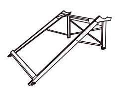 [27097] ESTRUCTURA PARA TERMOTANQUE SOLAR PRESURIZADO 200LTS - PEISA [10001600]