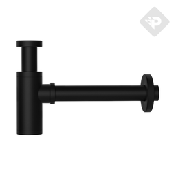 [27125] ACCESORIO DESCARGA CON SIFÓN PARA LAVATORIO NEGRO - PIAZZA [SL400NE]