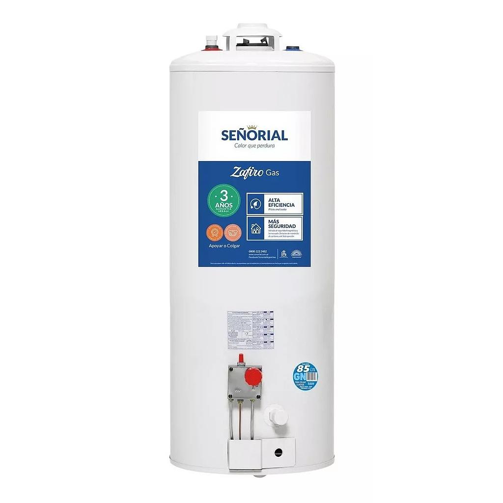 [27445] TERMOTANQUE MULTIGAS ZAFIRO 85l PARA APOYAR/COLGAR - SEÑORIAL  [TSZ-85]
