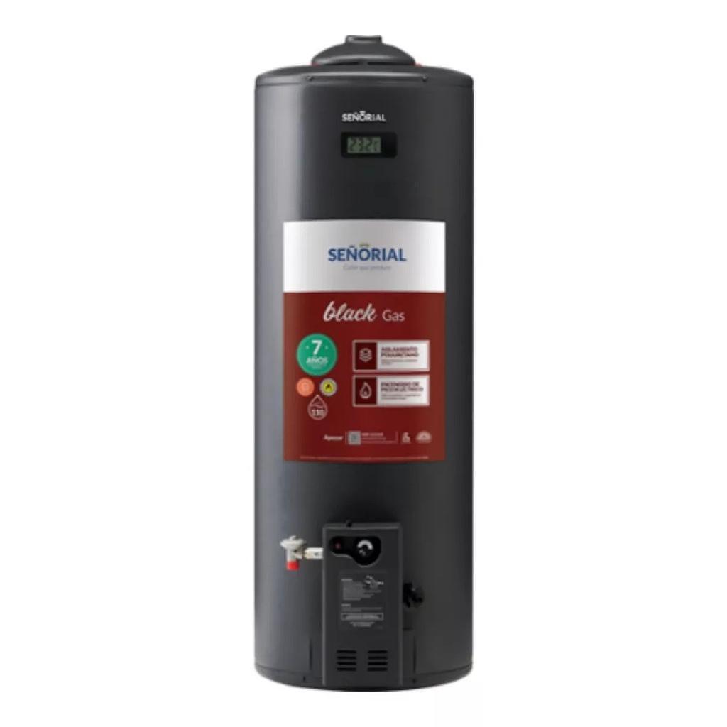 [27460] TERMOTANQUE MULTIGAS BLACK 110l PARA COLGAR/APOYAR CONEXIÓN SUPERIOR/INFERIOR - SEÑORIAL [TSBG-110]