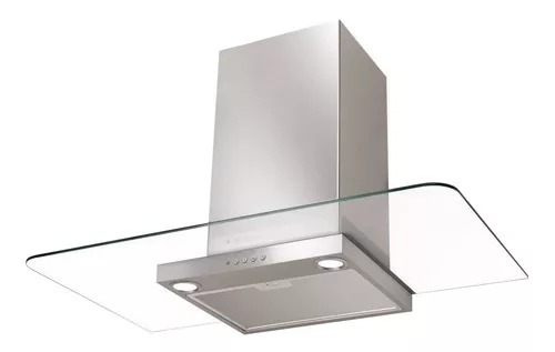 [27685] CAMPANA PARED NICE 90CM - 3 VELOCIDADES - TURBINA DOBLE - ACERO Y VIDRIO - SPAR - [6306-111]