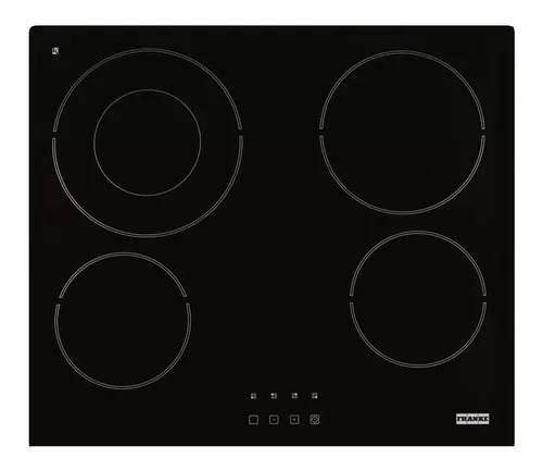 [27704] ANAFE ELECTRICO 4 HORNALLAS VITROCERAMICO 60CM FHC 604 - NEGRO -SPAR [9010-014]