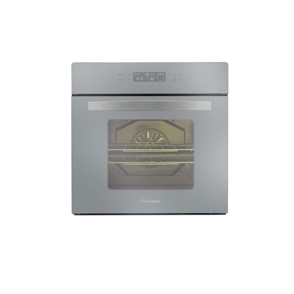 [27823] HORNO ELÉCTRICO 65LTS - EMPOTRABLE  - CON LUZ, GRILL, TIMER, TERMOSTATO, 12 FUNCIONES Y TRIPLE CRISTAL - 60X60CM - ESPEJADO - FLORENCIA [FLOR 7889E]