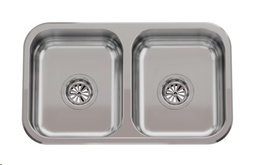 [28395] PILETA DOBLE CC 28 - SOPAPA 
AMERICANA -  ACERO 430 304 - JOHNSON [CC 28 B]