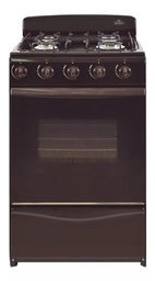 [28570] COCINA MULTIGAS 4 HORNALLAS CON REJILLAS ESMALTADAS - EFICIENCIA ENERGÉNITCA A+ - CRISTAL TEMPLADO - MARRON - ORMAY [PETIT MARRON]