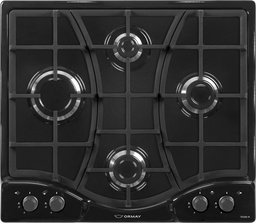 [28595] ANAFE MULTIGAS 4 HORNALLAS CON REJILLAS DE FUNDICIÓN  - EFICIENCIA ENERGÉNITCA A+ - ENCENDIDO AUTOMÁTICO  - NEGRO - ORMAY [TECNO N]