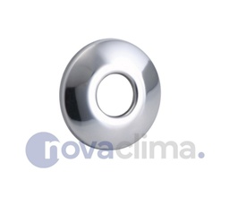 [6652] ROSETA ACERO INOXIDABLE PARA NIPLE CROMADO DE 1/2  O NIPLE EMBELLECEDOR - NOVA CLIMA