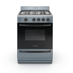 [29777] COCINA VITA MULTIGAS 4 HORNALLAS CON REJILLAS DIVIDIDAS  - EFICIENCIA ENERGÉNITCA A+ - GRIS - ORMAY 