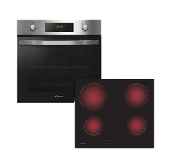 [31356] SMART PACK AQUACTIVA: HORNO ELÉCTRICO 65LTS + ANAFE ELÉCTRICO 4 HORNALLAS - CANDY [PCI25CXCH64CCB]