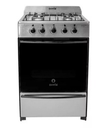 [31359] COCINA  MASTER CLASSIC 4 HORNALLAS 56 CM ACERO INOXIDABLE  - ESCORIAL [MASCL56IN]